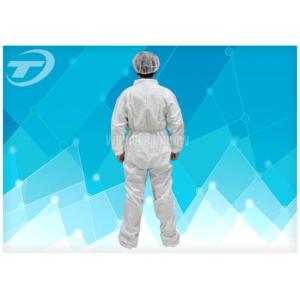 China Fully CPE Film Breathable Disposable Coverall Suit / Disposable Plastic Body Suit supplier