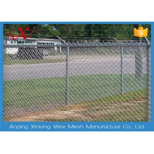 China 1.8 - 4mm Aperture Chain Link Fence Beautifule Design For Staidum Ground Protect supplier