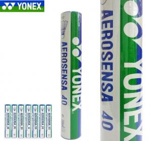 China Original Yonex badminton shuttlecock goose feather shuttlecocks aerosensa 40 AS-40 on sale 