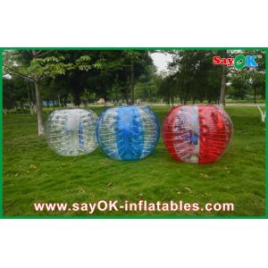 China Wholesale Human Inside Bubble Soccer Ball Suit Bumperball PVC Inflatable Body Bumper Ball For Family Sports supplier