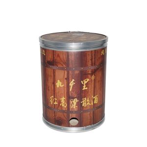 China Tambour en fibres modifiées avec trou de robinet et canon de stockage d'alcool réutilisable supplier
