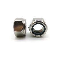 China DIN 985 Stainless Steel Hex Nut With Nylon Insert SUS316 Right Hand on sale