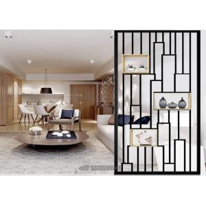 PVD Coated Steel Frame Room Divider Decorative Screens 2ft Width