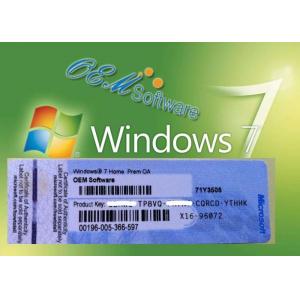 Original Windows 7 Home Premium PC Product Key Good Compatibility Free Swap