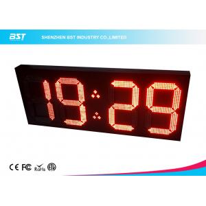 China Big 18 Inch Wireless Digital Clock Led Display Module By Remote Control wholesale