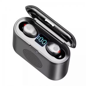  				New F9 LED Power Display Smart Touch Earbuds Tws Sound Speaker True Wireless Headset Headphone (with 2000mAh Power Charging Case) 	        
