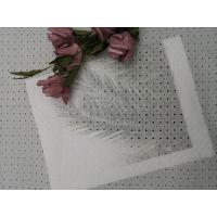 China Sakura Cherry Blossom Thread White Embroidered Eyelet Fabric on sale