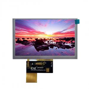 China 40 PIN 5 Inch TFT LCD Display 800X800 Resolution With RGB Interface FPC Connector supplier