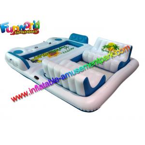 Giant 6 Person Inflatable Raft Pool / Inflatable Pool Floats for Adults