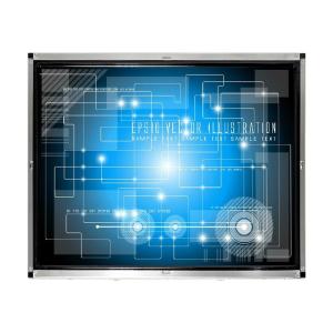 China 10,4 polegadas CONSIDERARAM que metal do monitor do tela táctil encaixotou o monitor do Atm Lcd do quadro aberto supplier