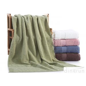 China Dobby Border Terry 100% Cotton Bath Towels Set For Bathroom 400gsm supplier