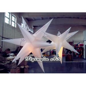 China Hot 10 Pointed Decorative Inflatable Star with LED Light for Exhibition and Event wholesale