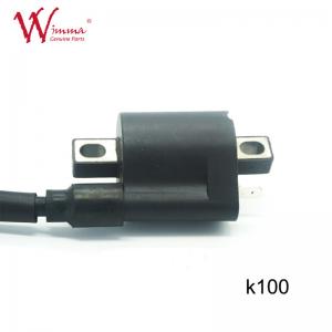 High Durability Plastic Motorcycle Spare Parts Black Color Motorcycle Ignition Coil Supplier