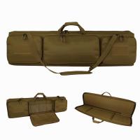 China ALFA Tan Color Tactical Gun Bag Custom Tactical Rifle Case with 3 Extra Porkets for Range Shooting and Outdoor Hunting on sale