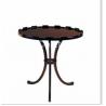 China Hotel Round Top High Gloss Paint Side Coffee Table with Ash Wood wholesale