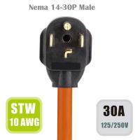 China Nema 14-30P Welder Adapter Power Cord 4 Prong Dryer 10 AWG Heavy Duty Cable on sale