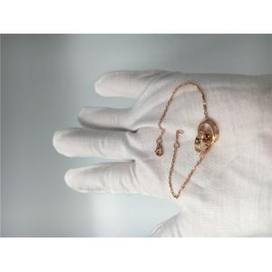 B6027000 Handmade Luxury Gold Jewelry 18K Rose Gold Love Bracelet