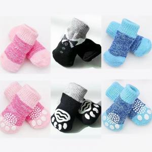 Factory Selling Nice Quality Cute Pet Socks Multi-Pattern Dog Socks Warm Accessories For Pet Dog Cat