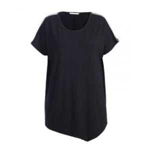 Casual Fashion Ladies Blouse Basic Tee Shirt With Round Neck Eco - Friendly