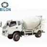 3m3 Concrete Mixer Truck With 4 Wheel Driver , 2 Wheel Steering