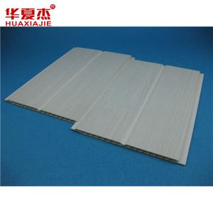 Customized 200*8mm Notched UPVC Wall Panels / PVC Ceiling Panels