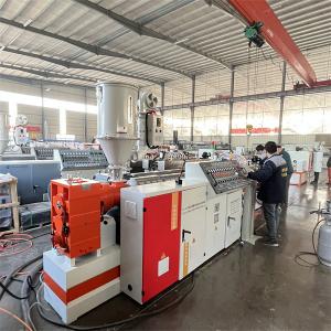 China HDPE Double Wall Corrugated Pipe Extrusion Line Energy Saving supplier