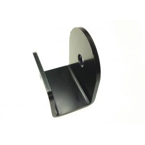 Black Carbon Steel Car Holder Bracket Stamping Zinc Finish 80 X 50 X 3 mm