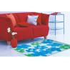 indoor decoration PVC anti slip rug mat anti fusty and anti pollution disposal