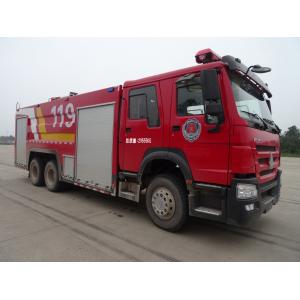 HOWO 6x4 Fire Rescue Vehicle , Large Fire Truck 15000L With Water Foam