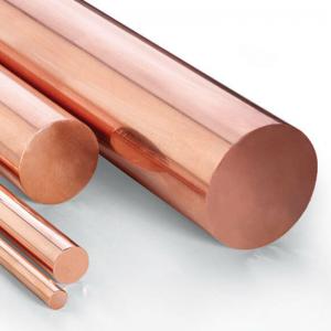 China 99.95% Pure Copper Rod Round Brass Bars 2000mm T851 supplier