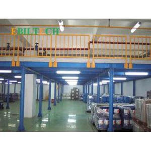 China Warehouse Storage Industrial Mezzanine Stairs Space Saving Galvanised Steel Platforms supplier