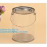 100ml pet clear plastic can,fruit candy tin container jars with aluminum lid,1