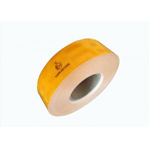 China Light Acrylic Clear Ece 104 Reflective Tape  For Vehicles , Amber 2 Reflective Tape supplier