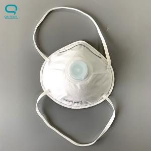 China 4 Layers Half Respirator Mask , Disposable Face Mask With Exhalation Valve supplier