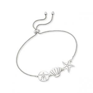 China Ross-Simons Sea Life Sterling Silver Bolo Bracelet For Women Gifts supplier