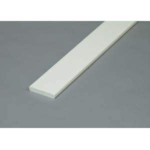 China Woodgrain PVC Decorative Mouldings / Lattice White PVC Trim Board / PVC Profiles supplier