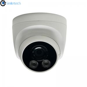 China Mini indoor POE 5.0MP 20m IR distance 2MP 3.6mm fixed lens H.265 1080P plastic case network dome CCTV camera supplier
