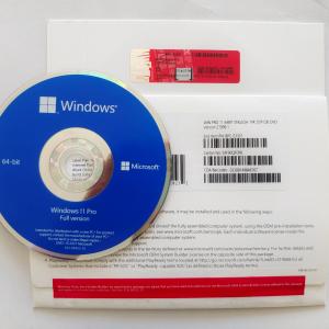 FPP COA Microsoft Windows 11 Professional Key 64 Bit DVD OEM Package