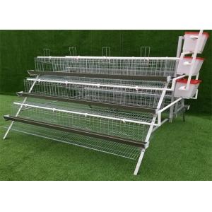 Cold Galvanized Durable Raising Chickens Egg Laying Cage 120Birds