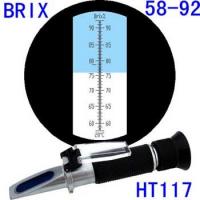 refractómetro de los 58 a 92 PCT Brix