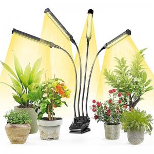 China Full Spectrum 4 Head LED Clip Grow Light 96W Black For Indoor Room supplier