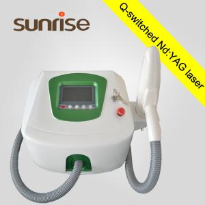 China Touch screen portable laser tattoo removal/ Q switched nd yag laser tattoo removal machine supplier