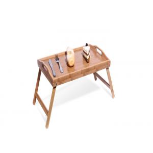 China Rectangular Extra Large Organic Bamboo Serving Tray with Legs supplier