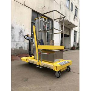 China Easy Walking Aerial Work Platform Custom Motorized Wheel AC220V 50HZ supplier