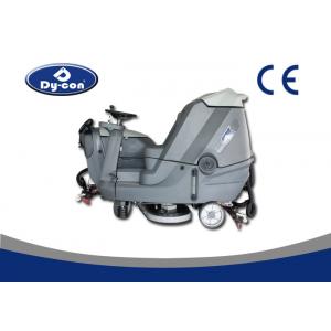 China Riding On Battery Powered Floor Scrubber Dryer Machine Metal Gear Reduce supplier