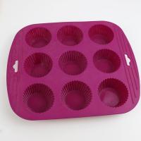 China Mini Non Toxic Silicone Doughnut Moulds For Cupcake Muffin Making on sale