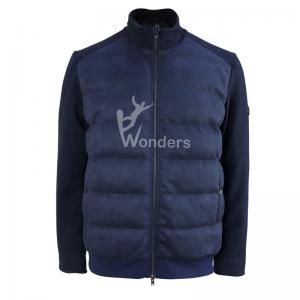 China Men's 96% polyester 4% spandex Wool Hybrid Jacket Long Sleeve supplier