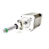 China NEMA23 Linear Hybrid Stepper Motor 57mm High Torque 1.8° With Screw Rod wholesale