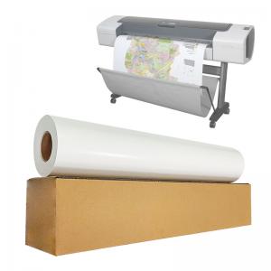 China 36 Inch Resin Coated 200gsm Satin Paper , Wide Format Photo Paper For Inkjet Printer supplier