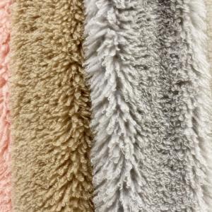 Versatile 100% Polyester Artificial Long Curly Fur Fabric for Garments in Any Color